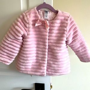 Little Me Pink Soft Coat